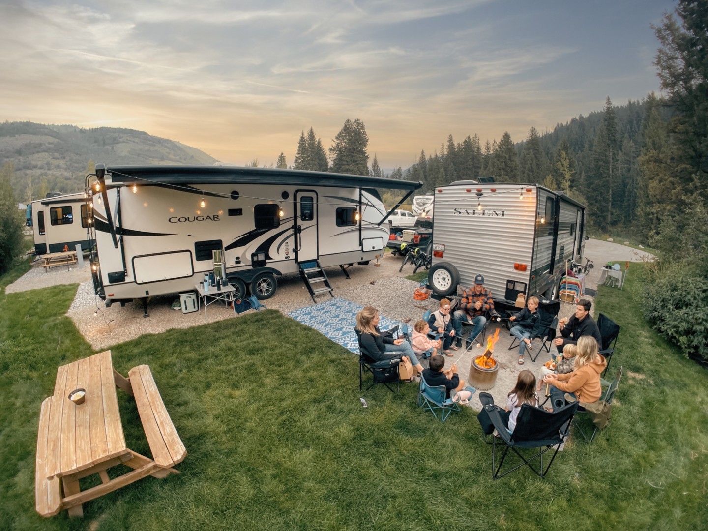 RV Camping in the Tetons at Moose Creek Ranch